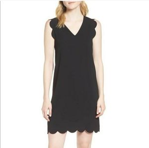 ❤Cece scalloped black dress❤